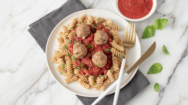 Rustic Italian Turkey Meatball Marinara
